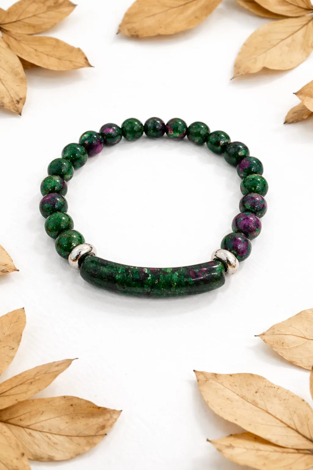 Pulsera de Zoisita Rubí