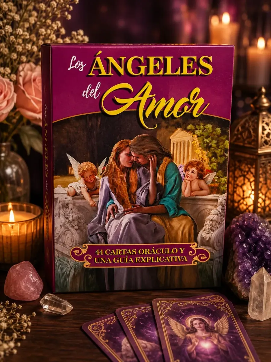 Oráculo Los Ángeles Del Amor Manual Y 44 Cartas Pareja Tarot