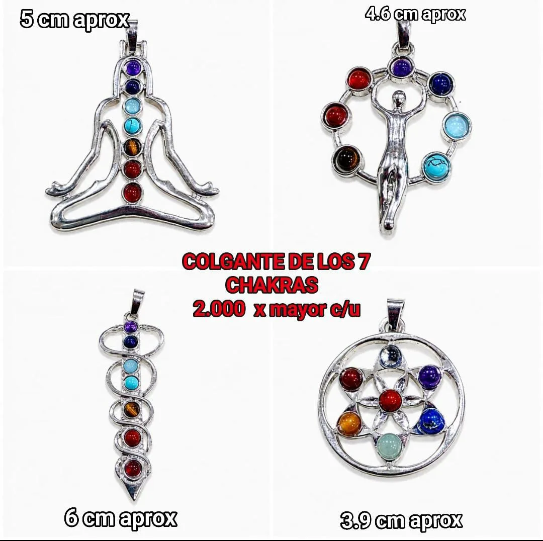 Colgantes 7 chakras