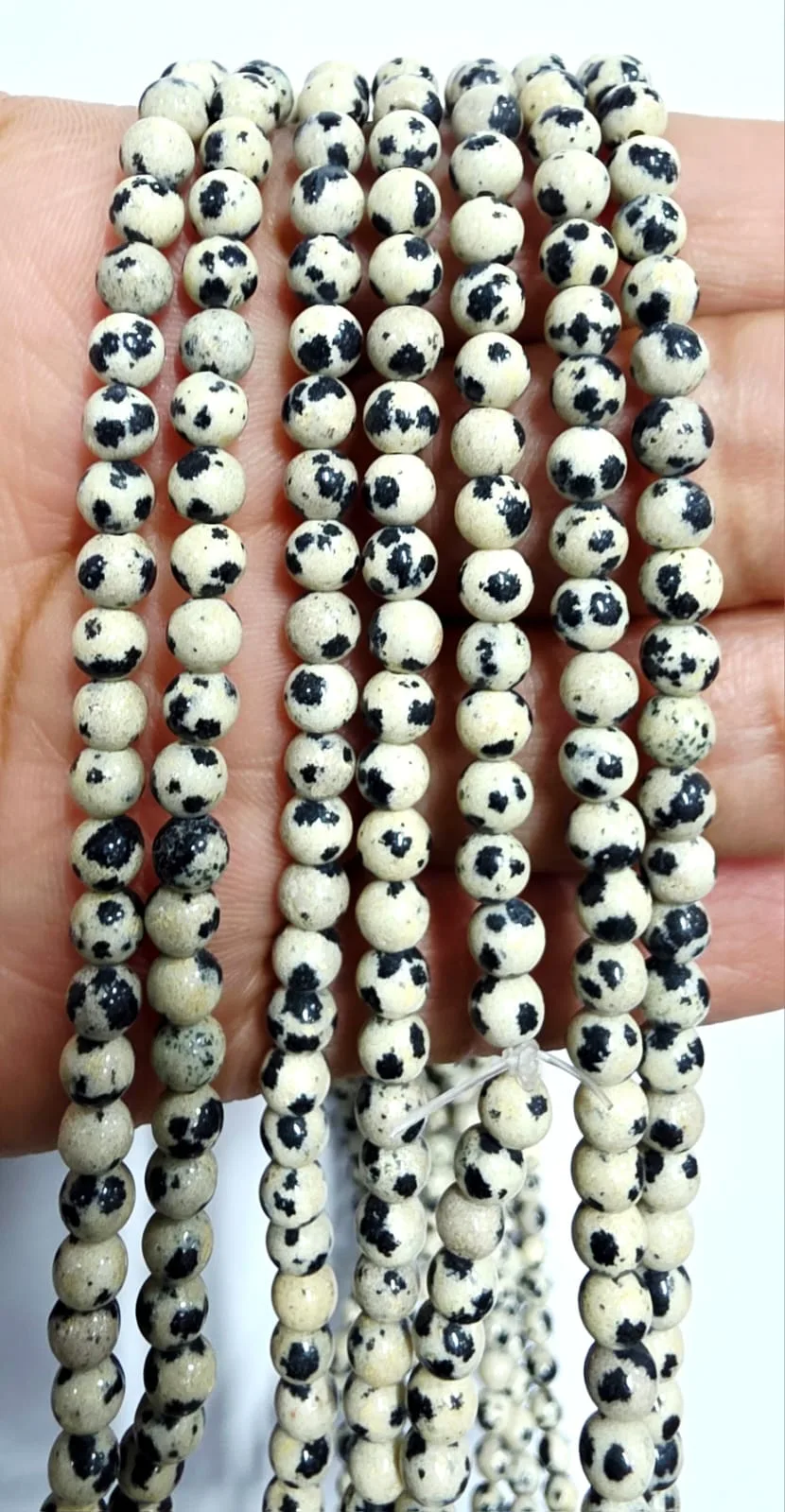 Tira de piedras de Jaspe Dalmata N°4