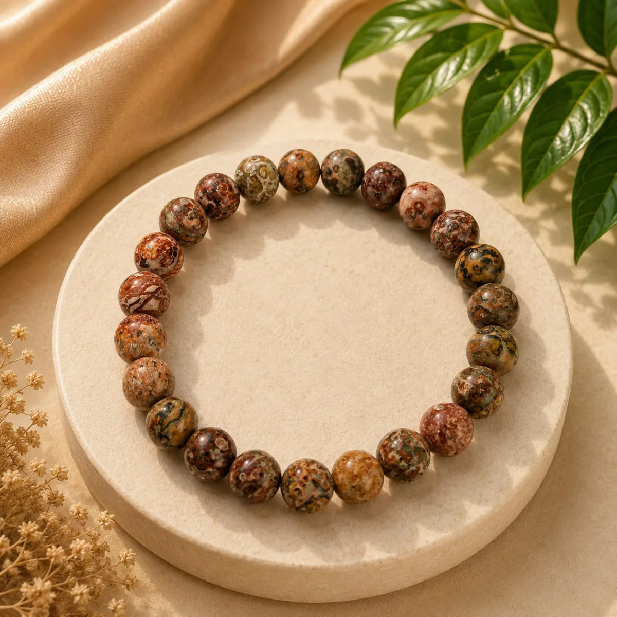 Pulsera de Jaspe Mokaita