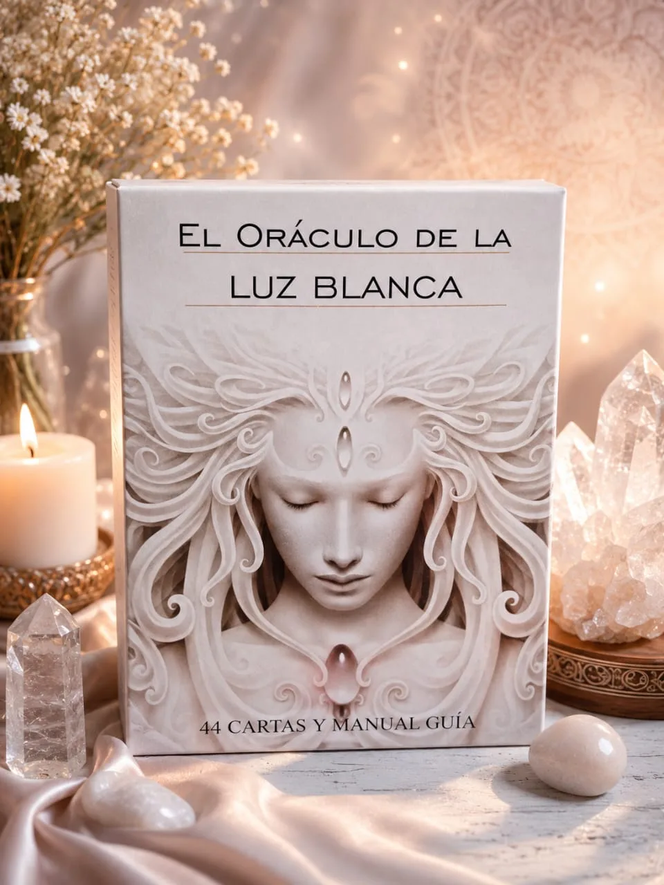 Oráculo De La Luz Blanca Manual Y 44 Cartas Sanación Guía