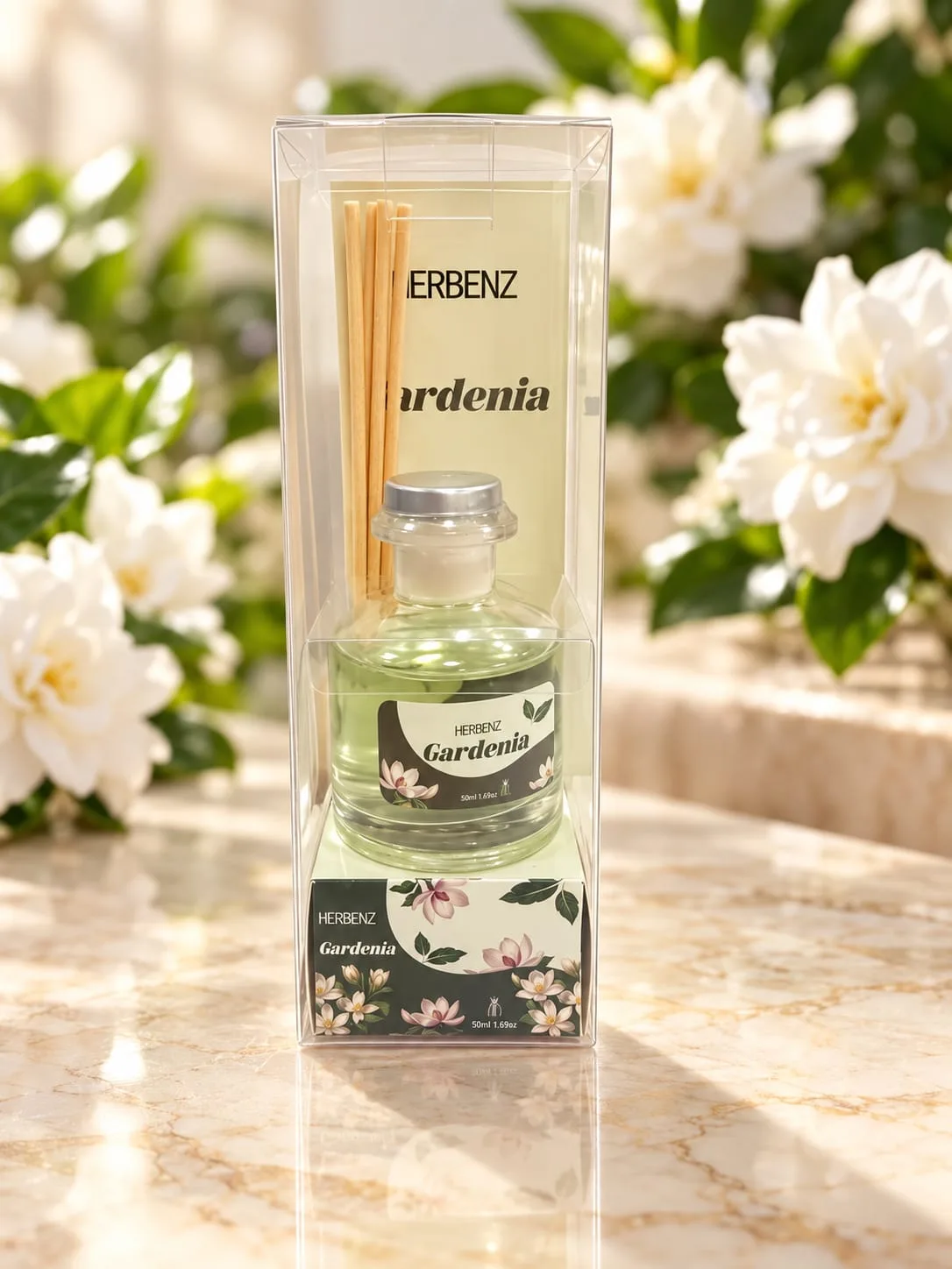 Aromatizador con Varilla Herbenz Gardenia