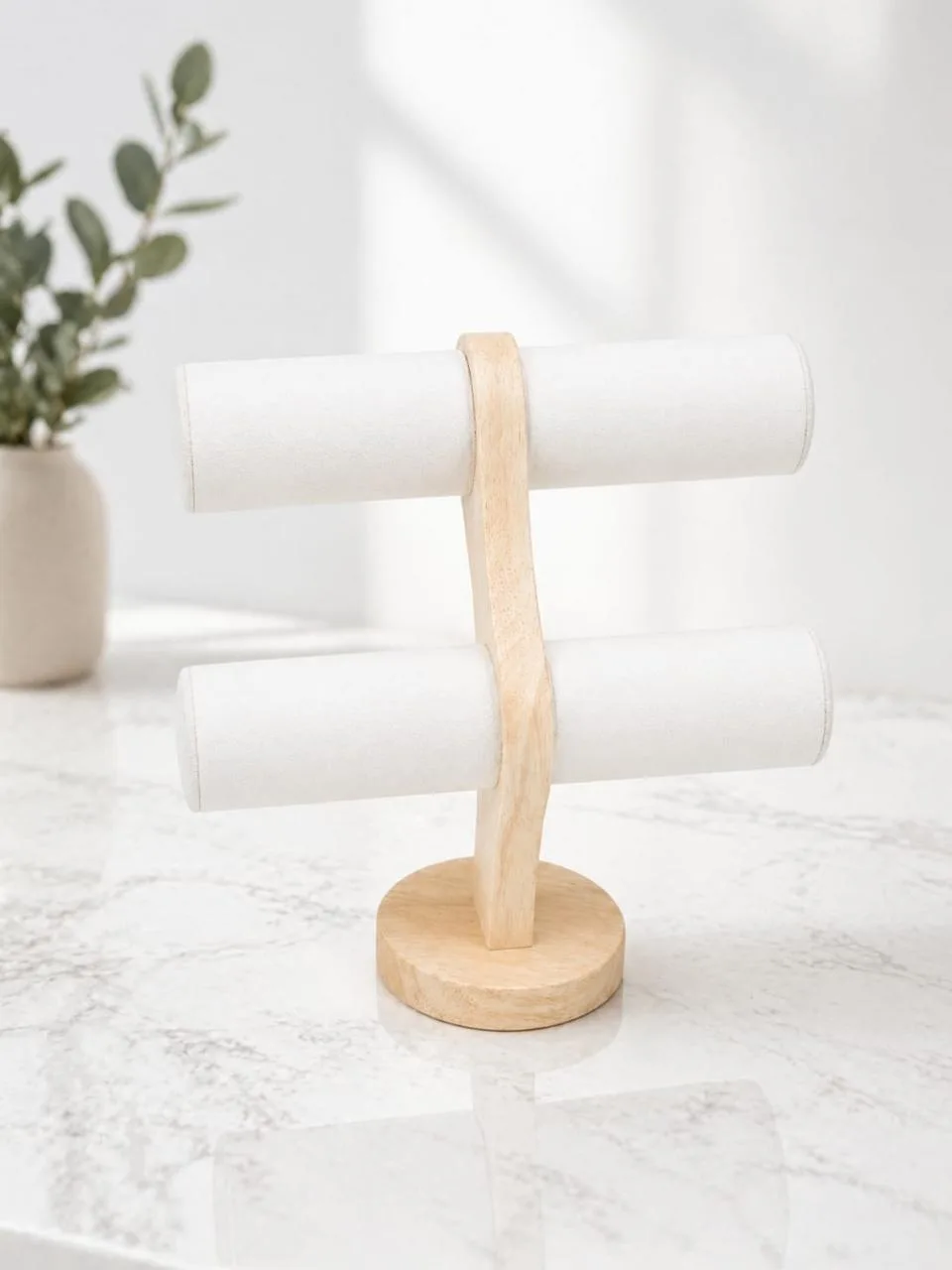 Exhibidor de Pulseras Doble (Blanco)