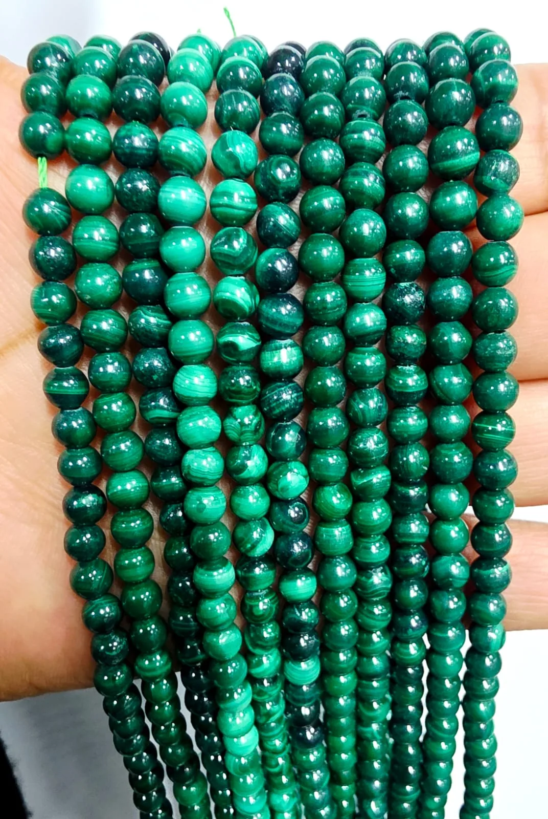 Tira de piedras de Malaquita de Katanga N°6