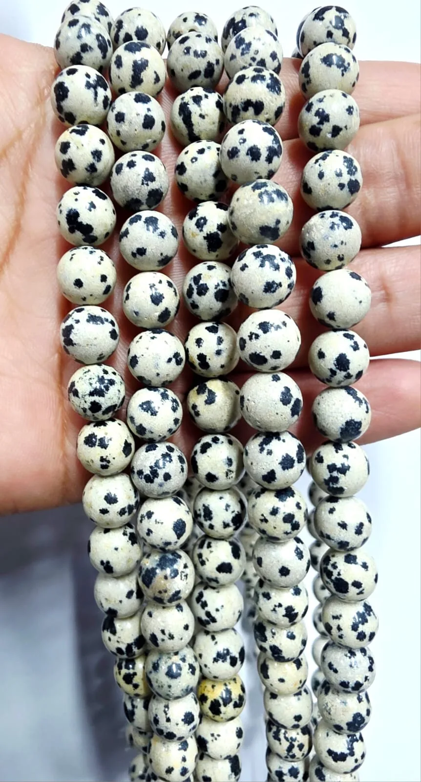 Tira de piedras de Jaspe Dalmata N°8