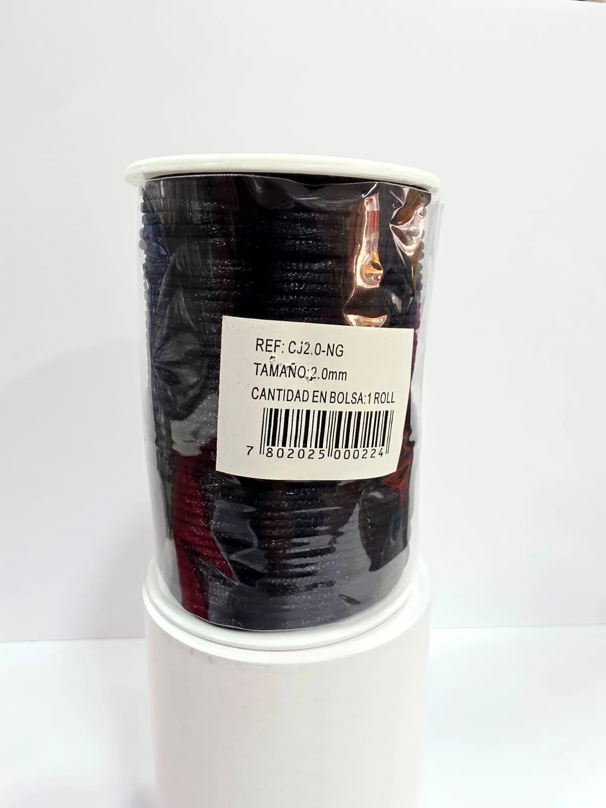 Hilo Cola de Ratón 2.0 mm - Negro
