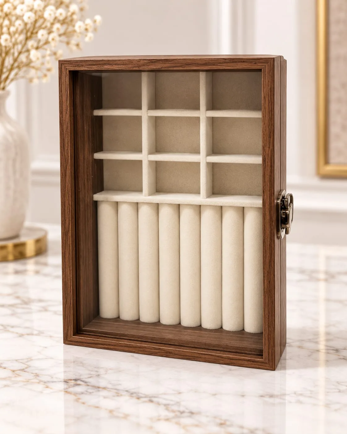 Organizador de Madera para Anillos