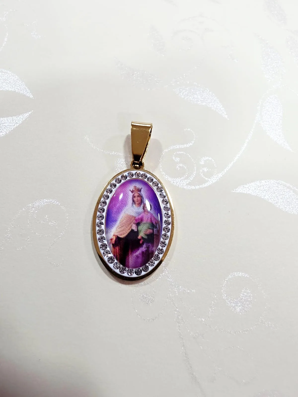 Dije de Acero Virgen del Carmen