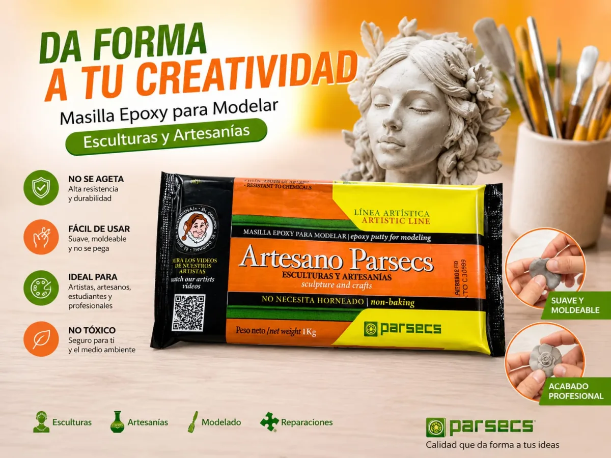 Masilla Epoxy Artesano Parsecs 1kg