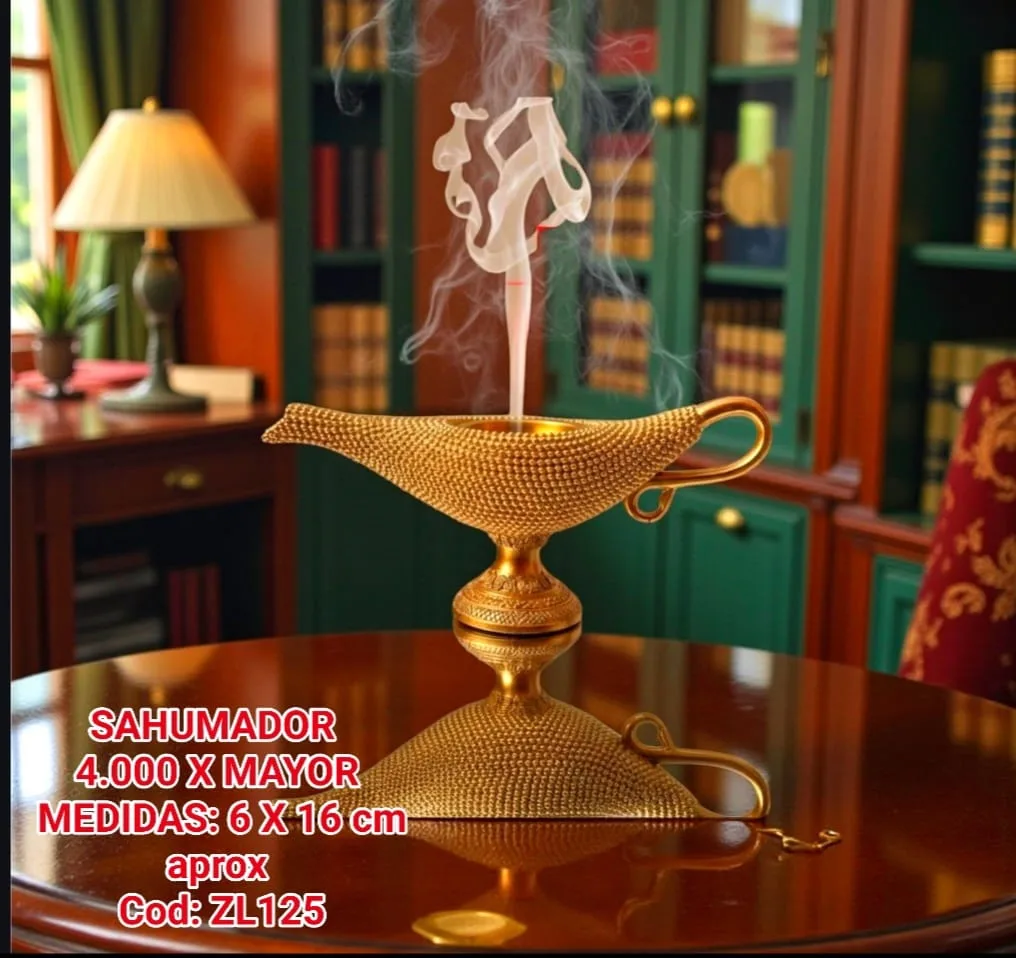 Sahumador Elegante Lampara Aladino