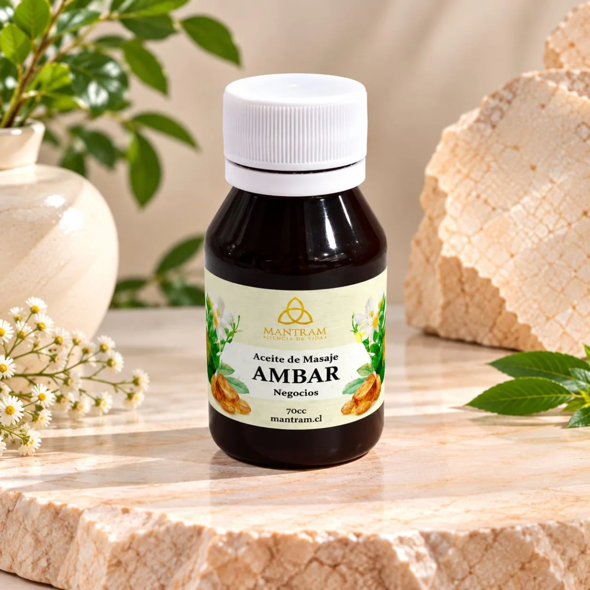 Aceite de Masaje Ámbar 70 cc