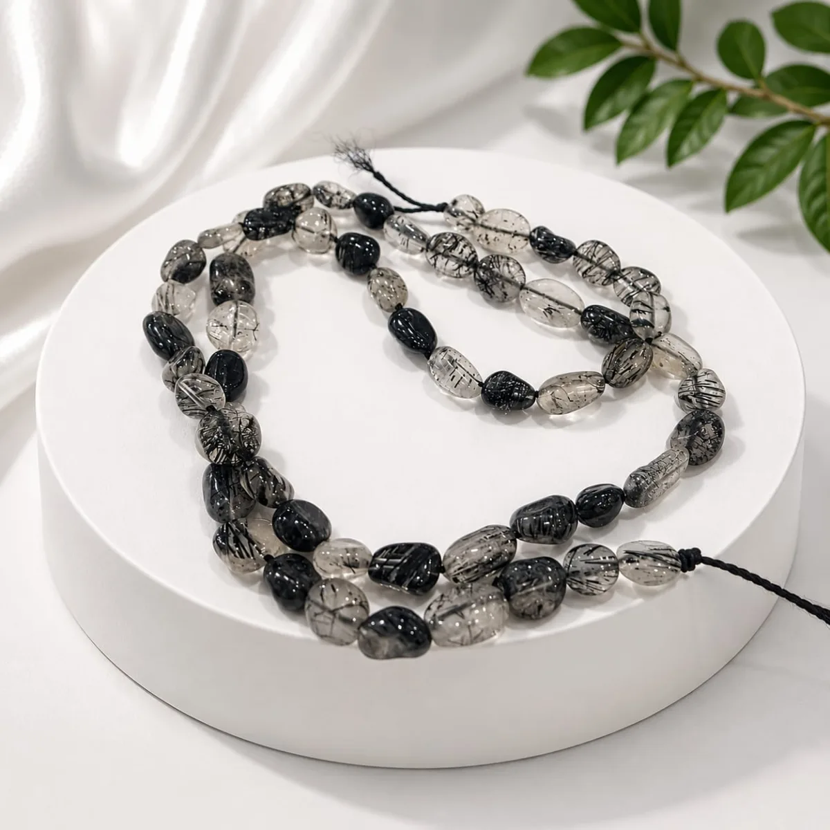Pulsera Cuarzo Turmalinado