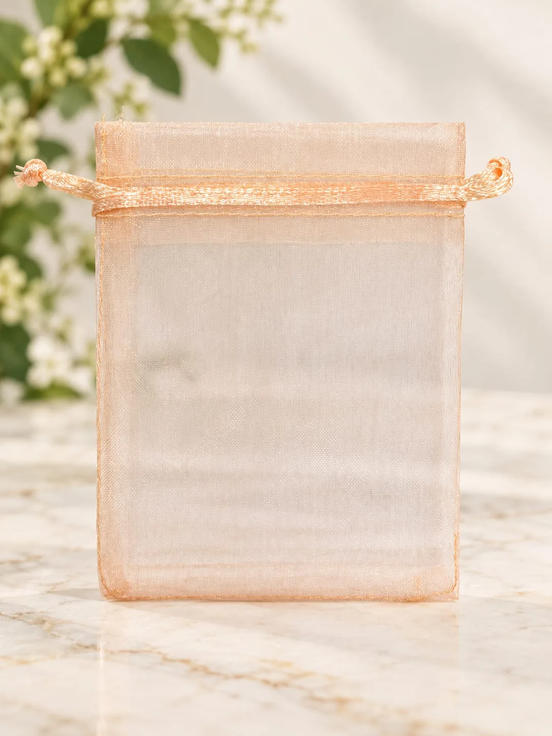 Bolsa de Organza Durazno 13x18 cm