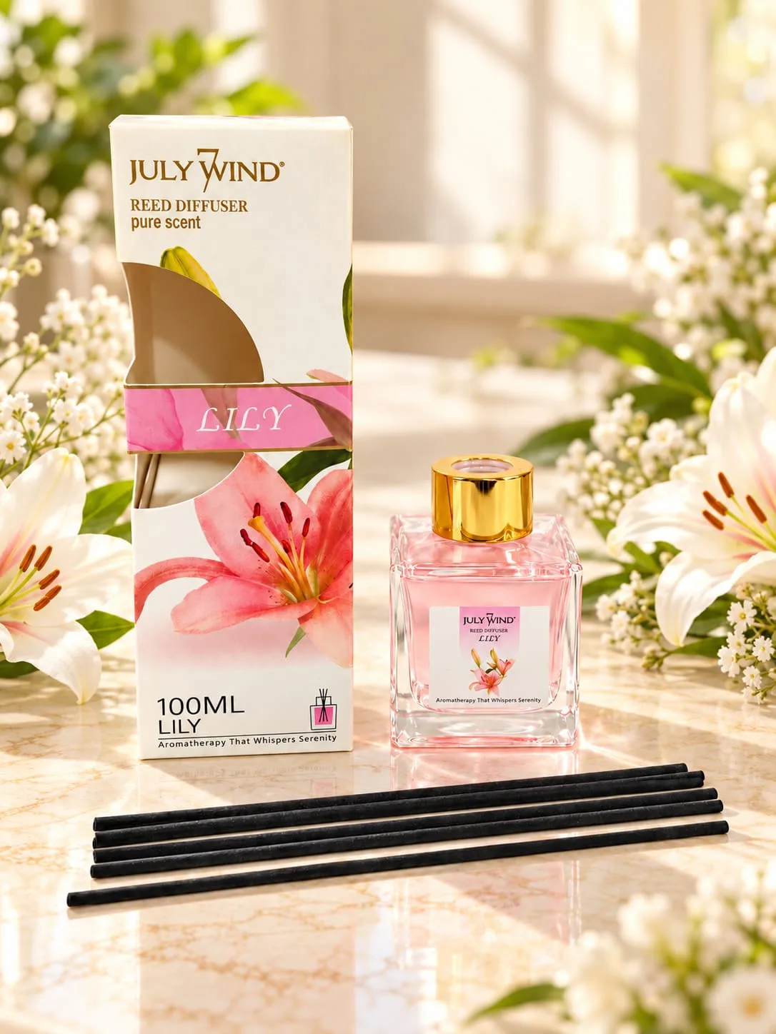 Aromatizador con Varillas July Wind Lirio
