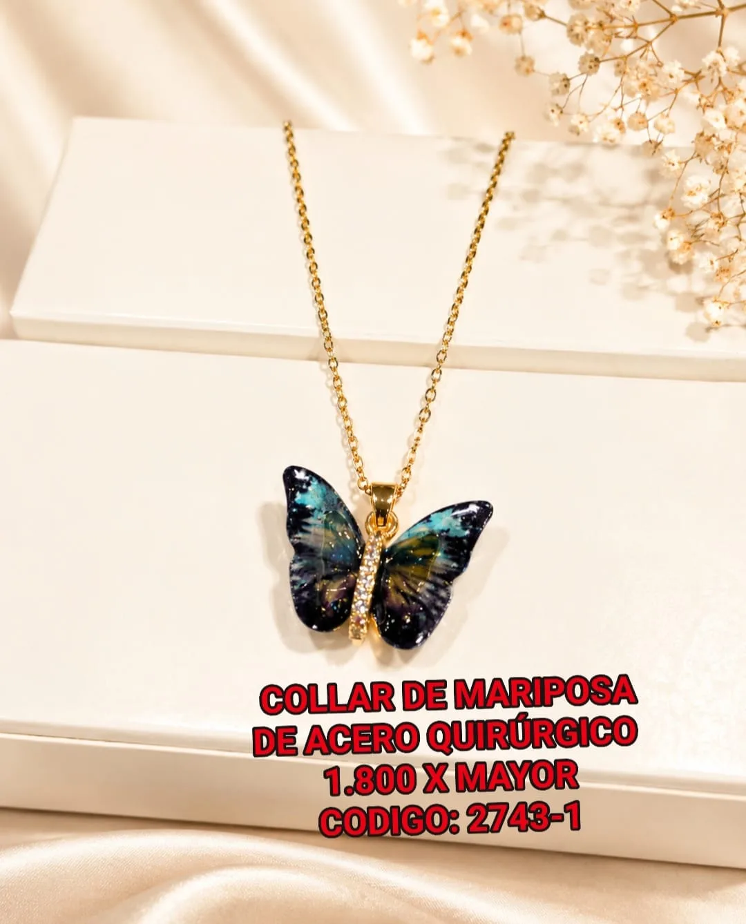 Collar de Mariposa de Acero Quirúrgico