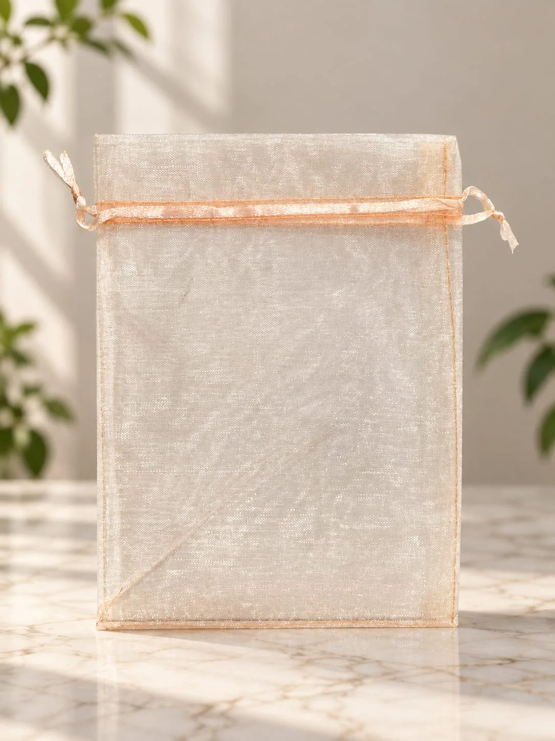 Bolsa de Organza Durazno 13x18 cm