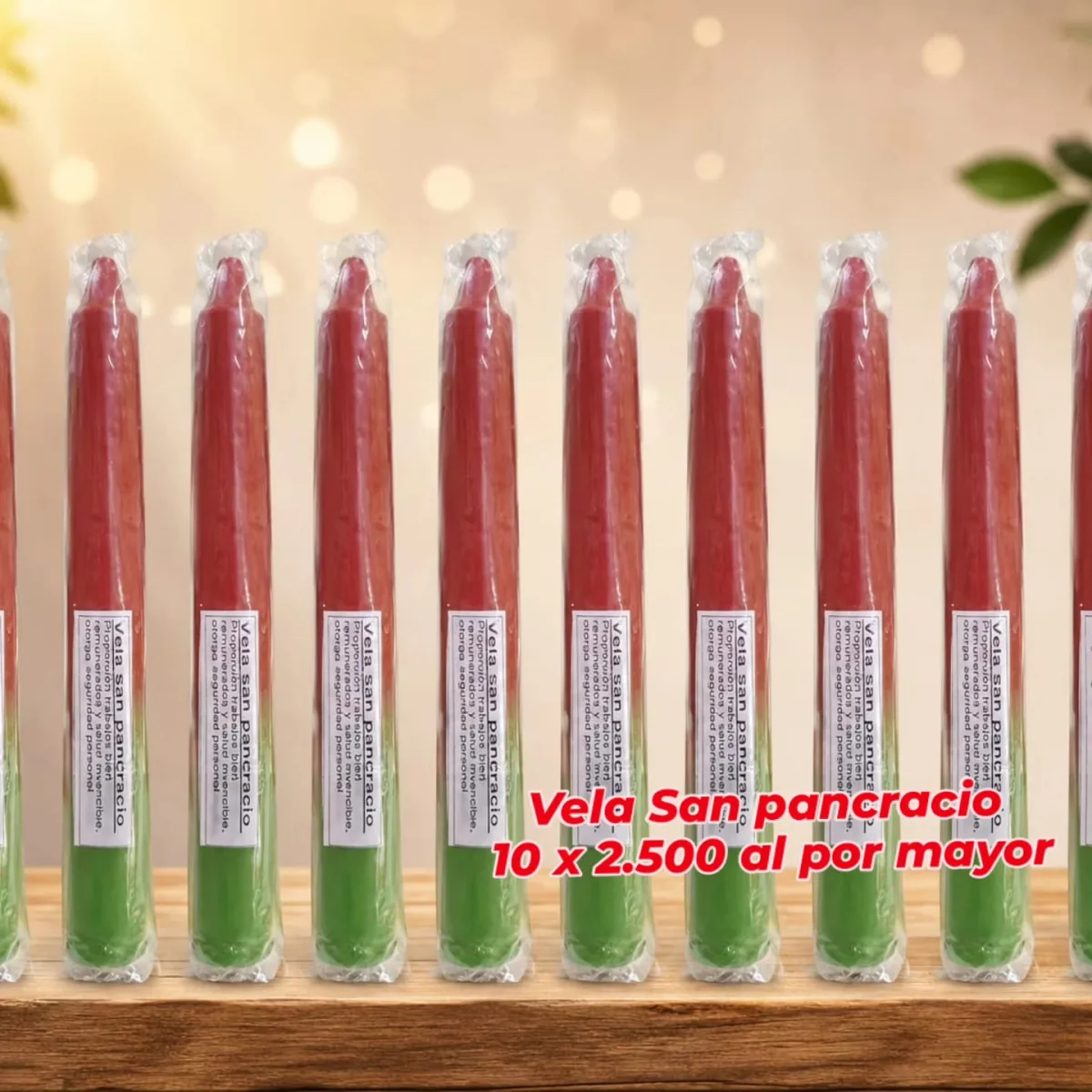 Pack 10 Velas San Pacracio