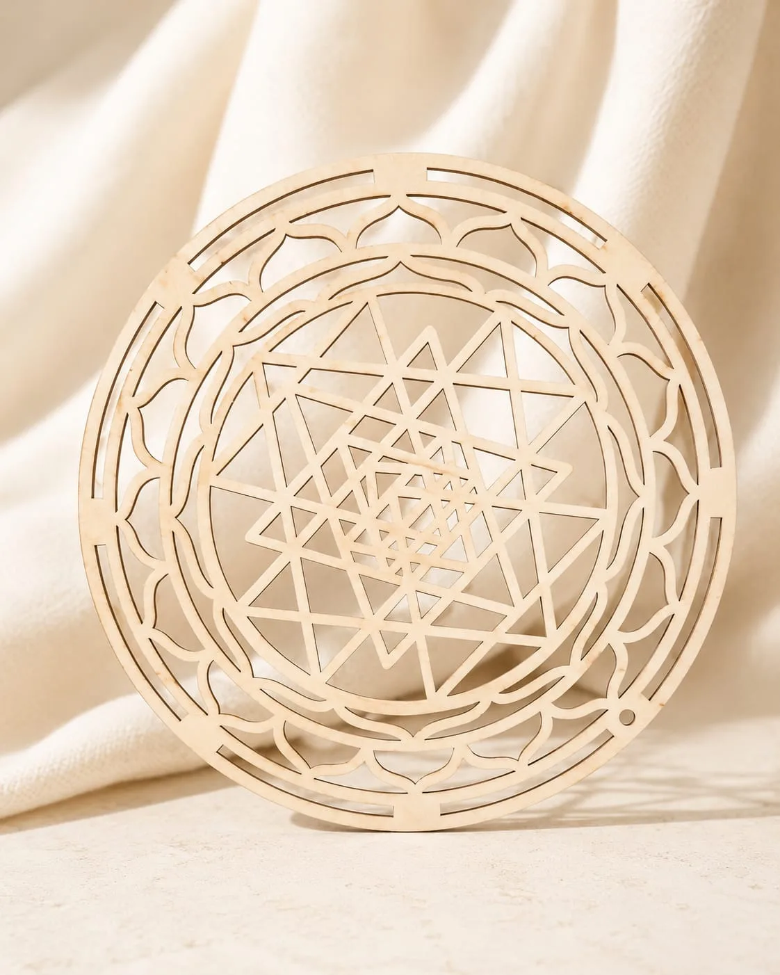 Panel de Madera Sri Yantra