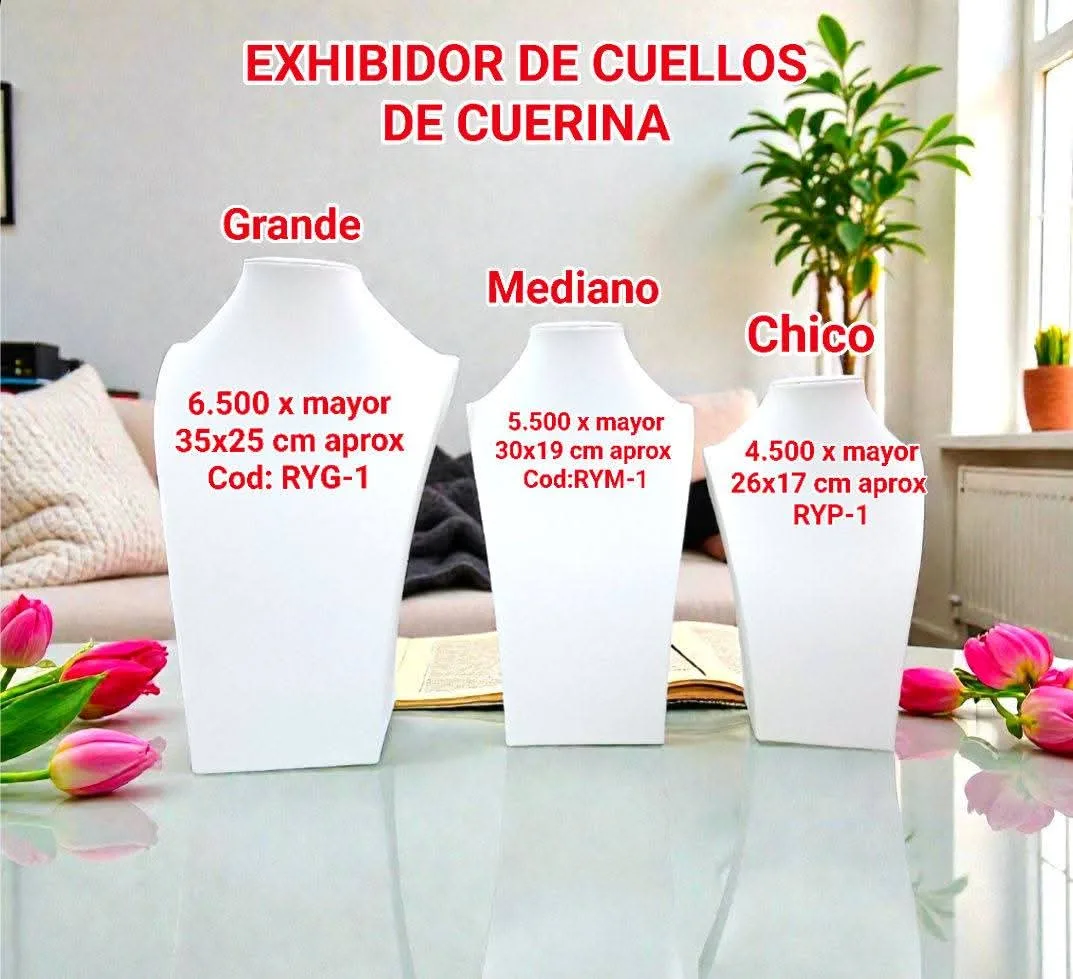 Exhibidor de Collar (Blanco)