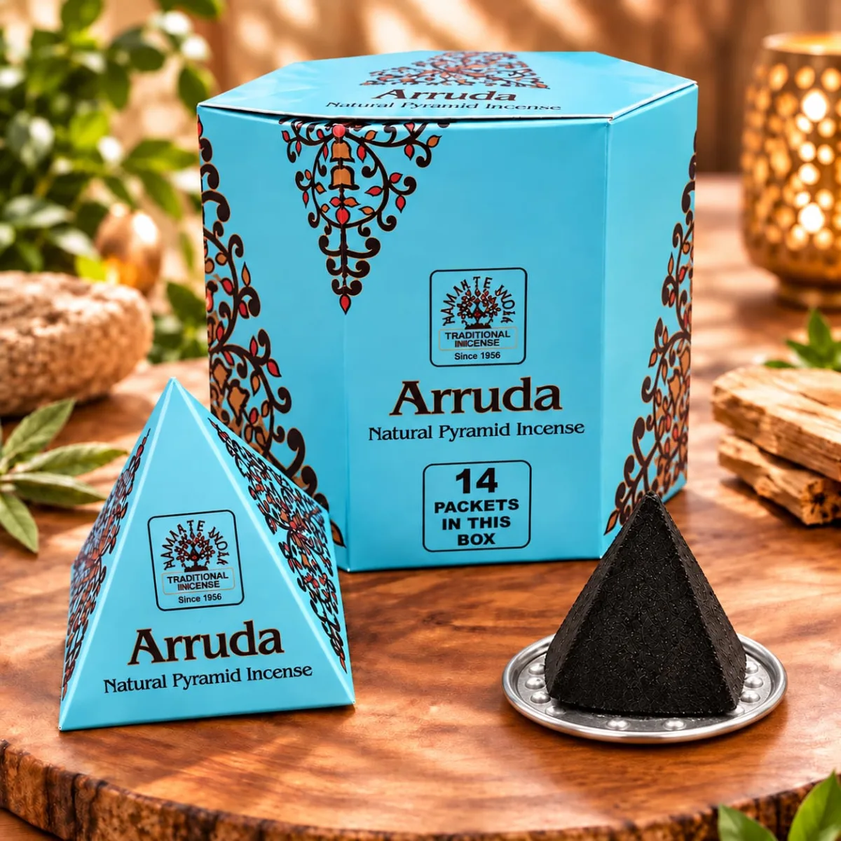 Incienso Namaste Pirámide Arruda (Ruda)