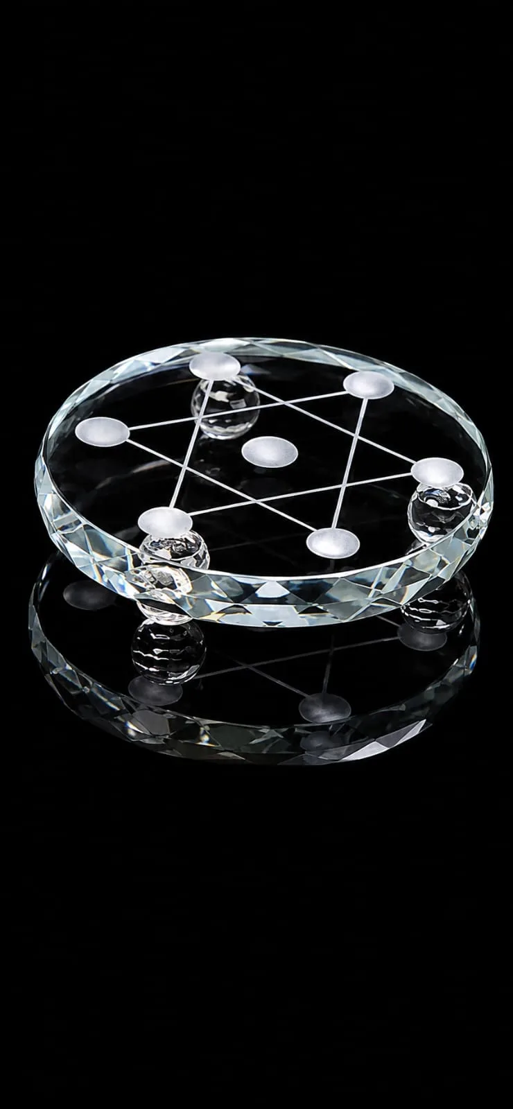 Bola de Cristal Decorativa 7 Estrellas