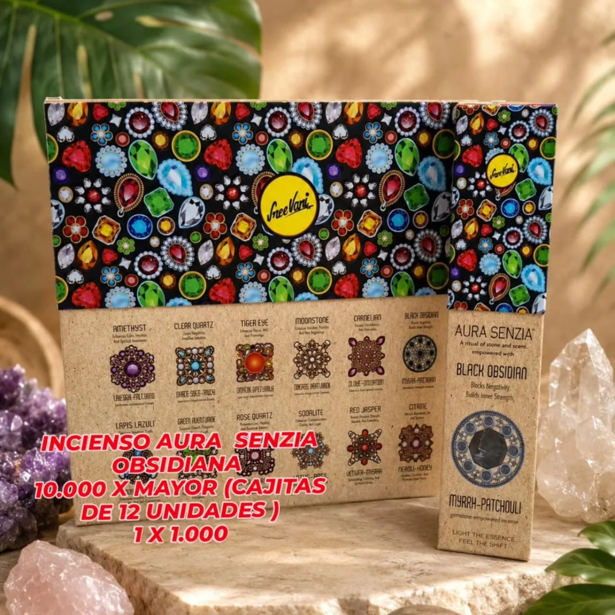Incienso Aura Senzia Obsidiana