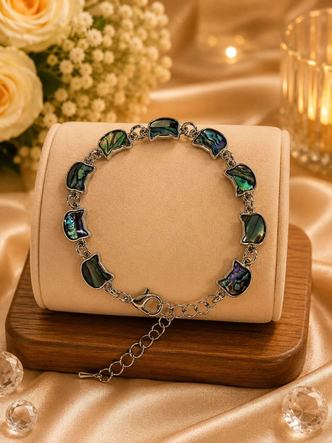 Pulsera de Avalón Natural - Gatos