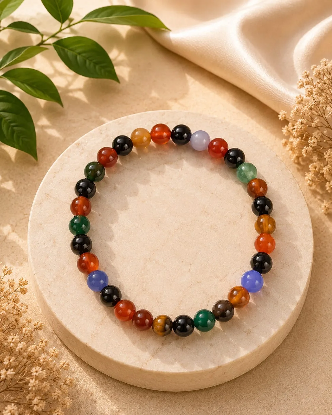 Pulsera de Ágata Mixta