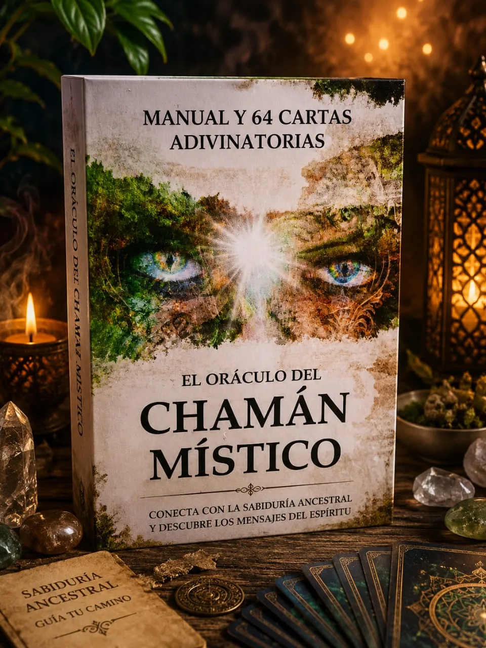 El Oráculo Del Chamán Místico Manual 64 Cartas Adivinatorias
