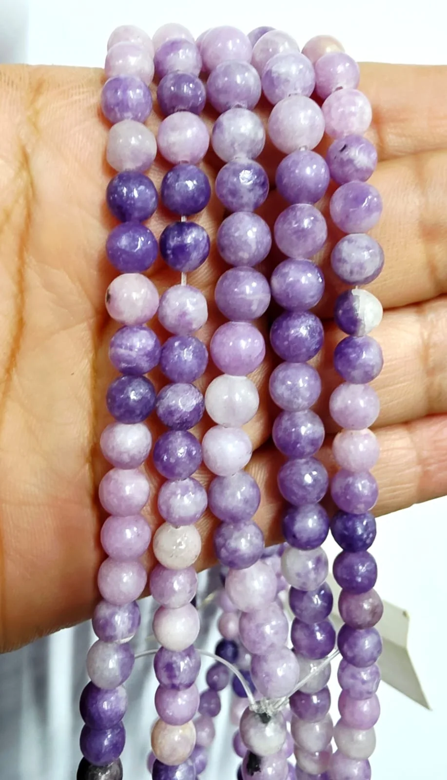 Tira de piedras de Lepidolita N°4
