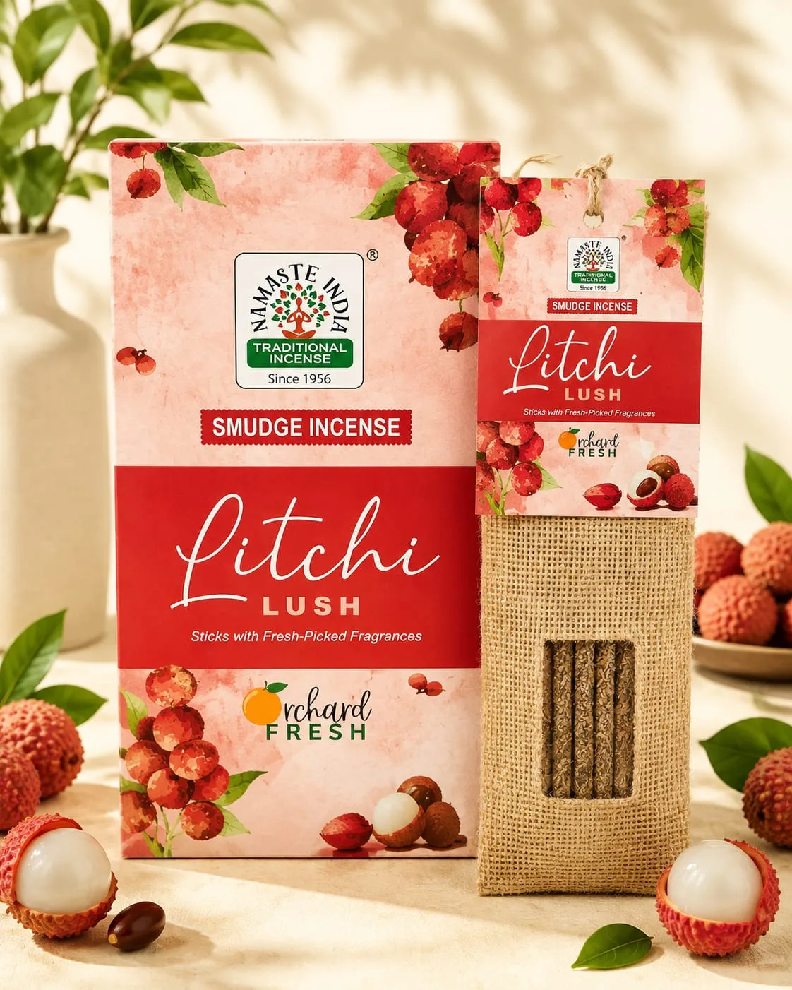 Incienso Namaste India Smudge Litchi Lush (Lichi)