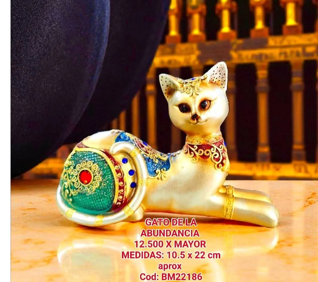 Estatua Gato de la Abundancia
