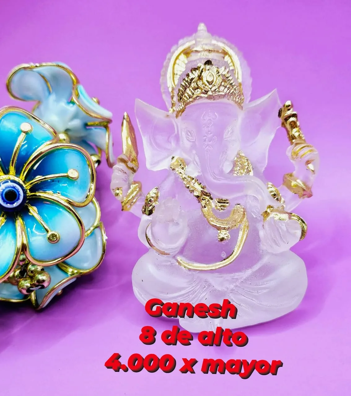 Estatua Ganesha Transparente