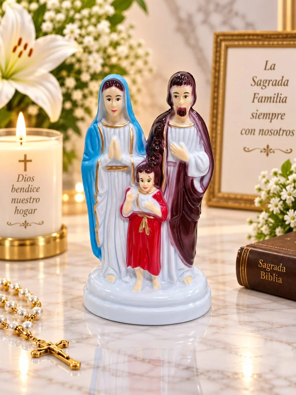 Sagrada Familia de Plástico (15 Cm)