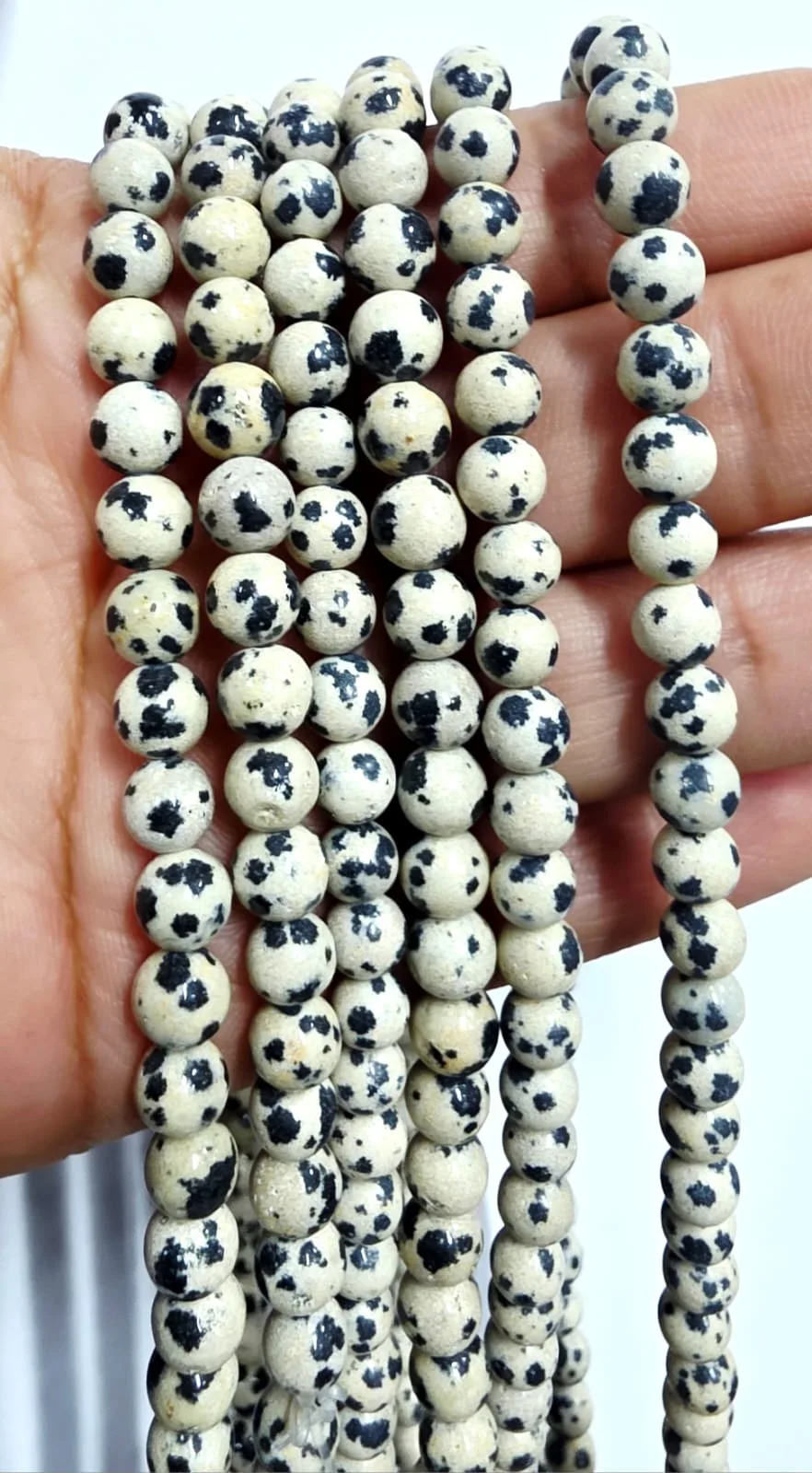 Tira de piedras de Jaspe Dalmata N°6