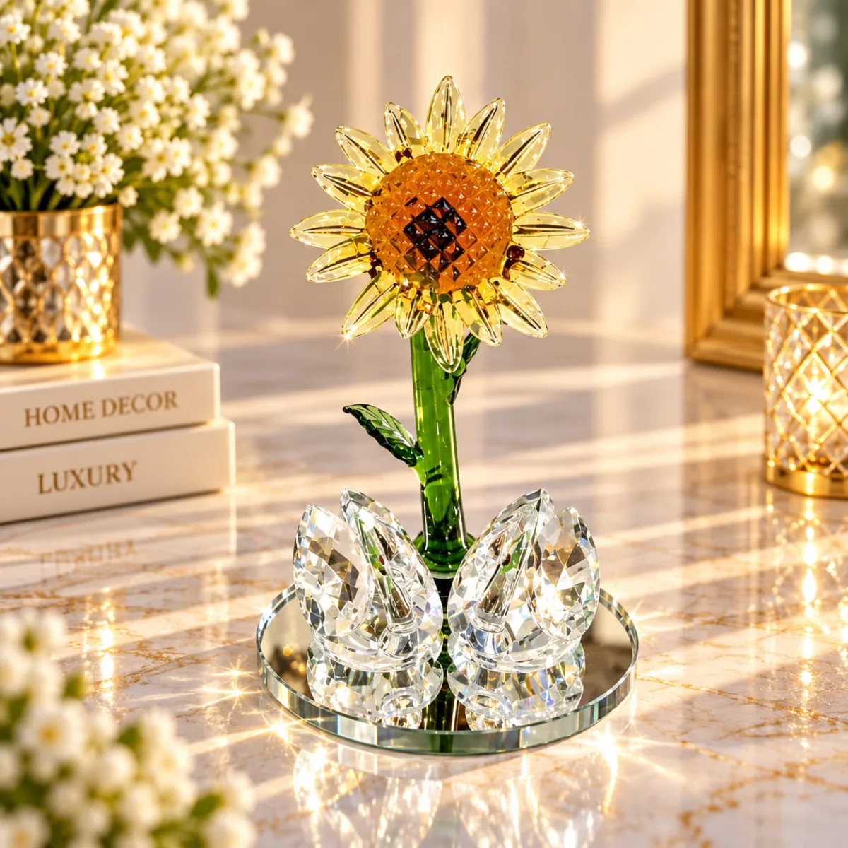 Figura de Cristal de Girasol