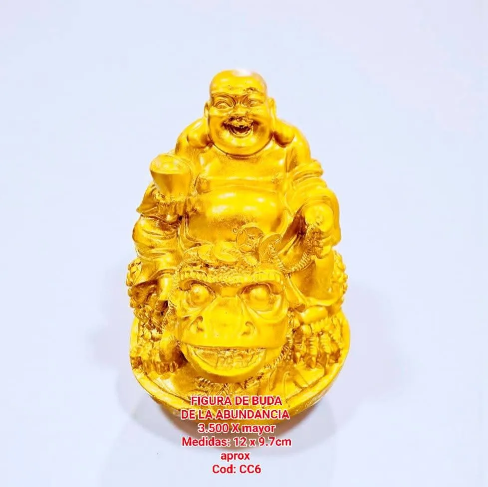 Estatua Buda de la Abundancia Dorado