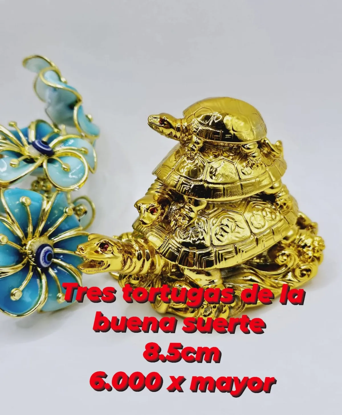 Estatua Tres tortugas de la Buena Suerte