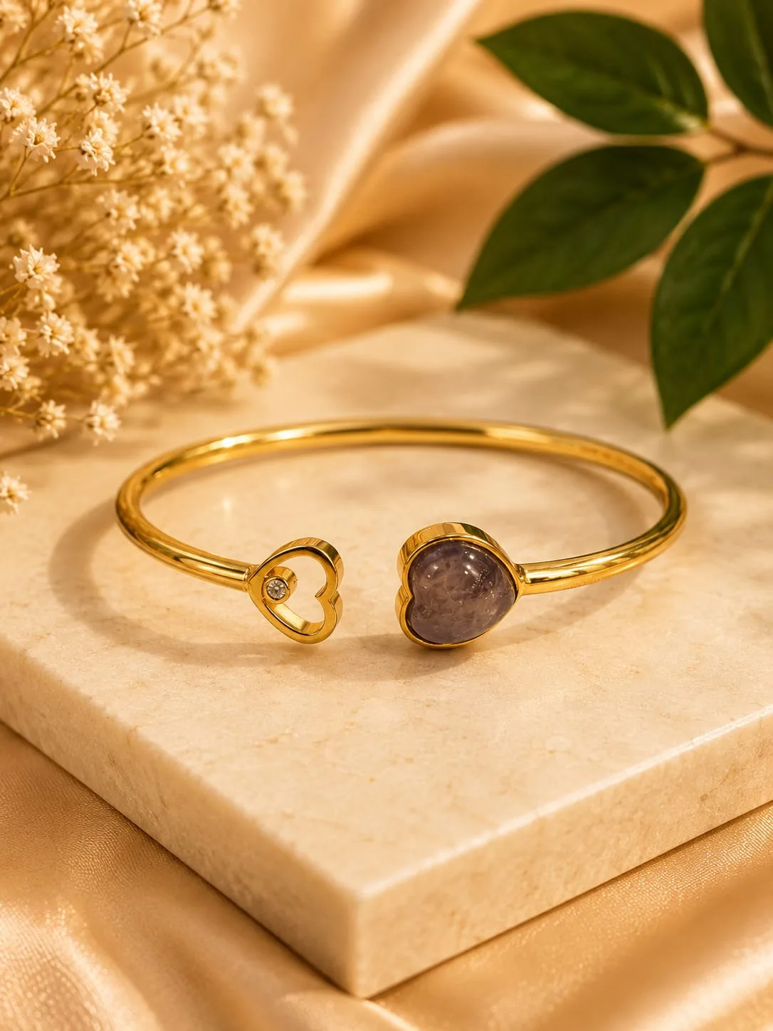 Pulsera de Acero con Cuarzo