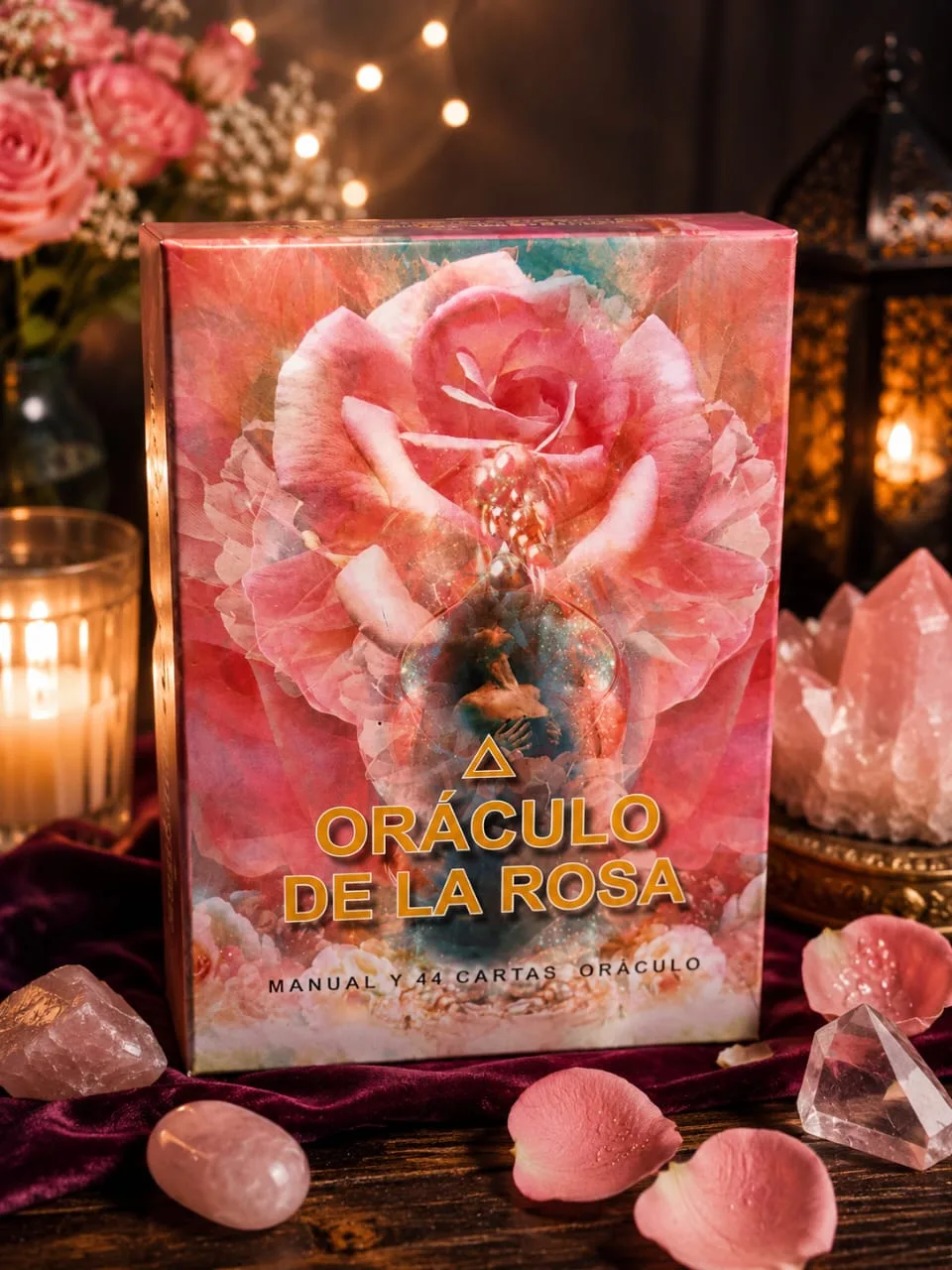 Oráculo De La Rosa Manual Y 44 Cartas Sanación Guía Tarot