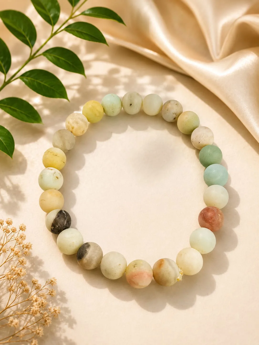 Pulsera de Amazonita Opaca 8MM