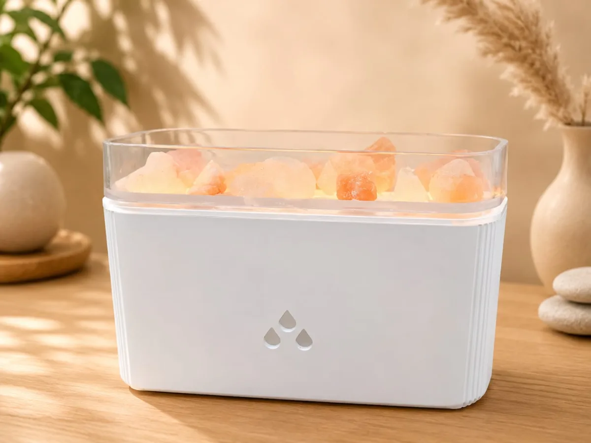 Difusor Humidificador con Piedras de Sal del Himalaya