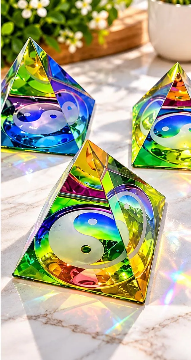 Pirámide Tornasol Tridimensional