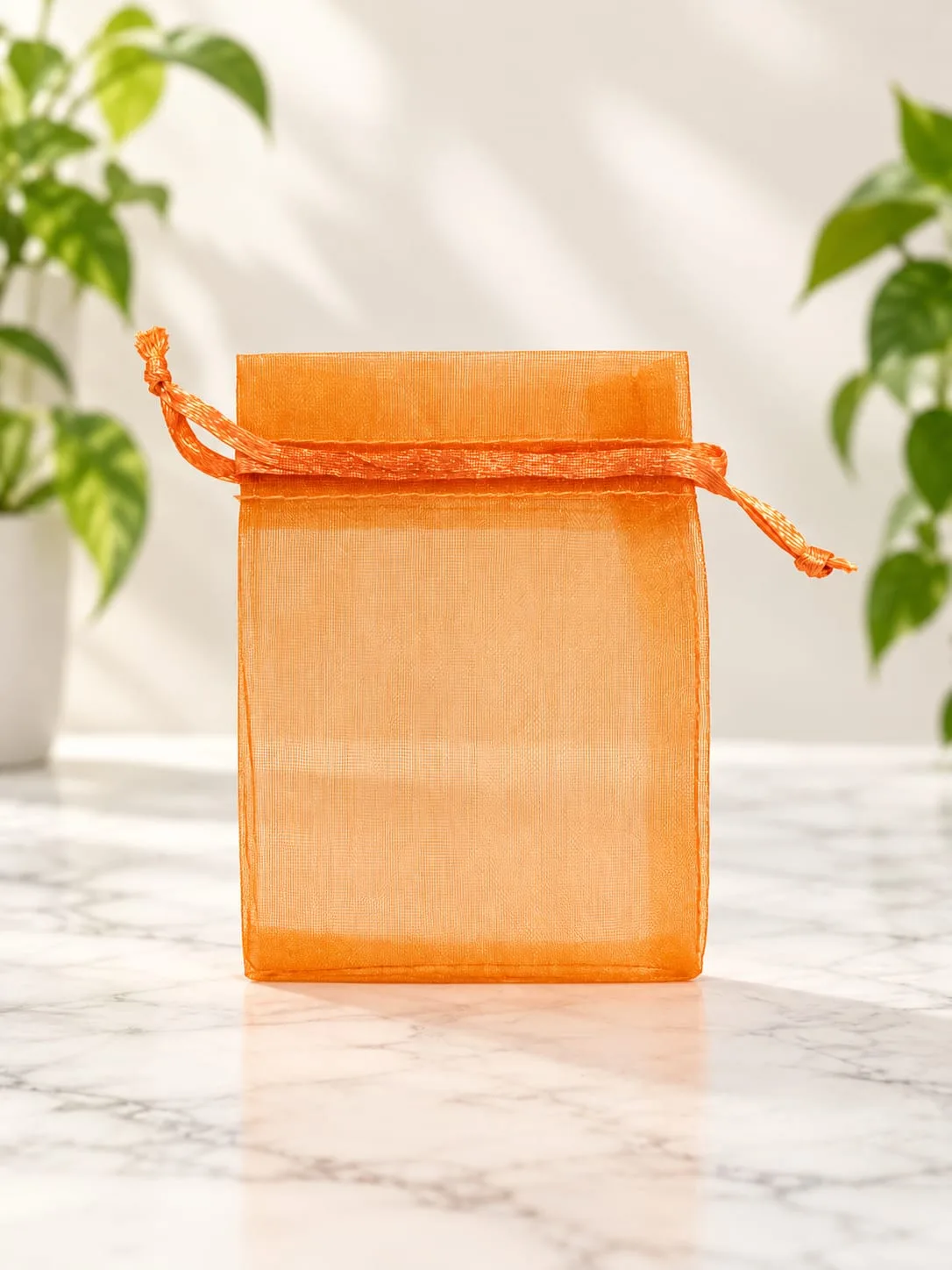 Bolsa de Organza Naranja 7x9 cm
