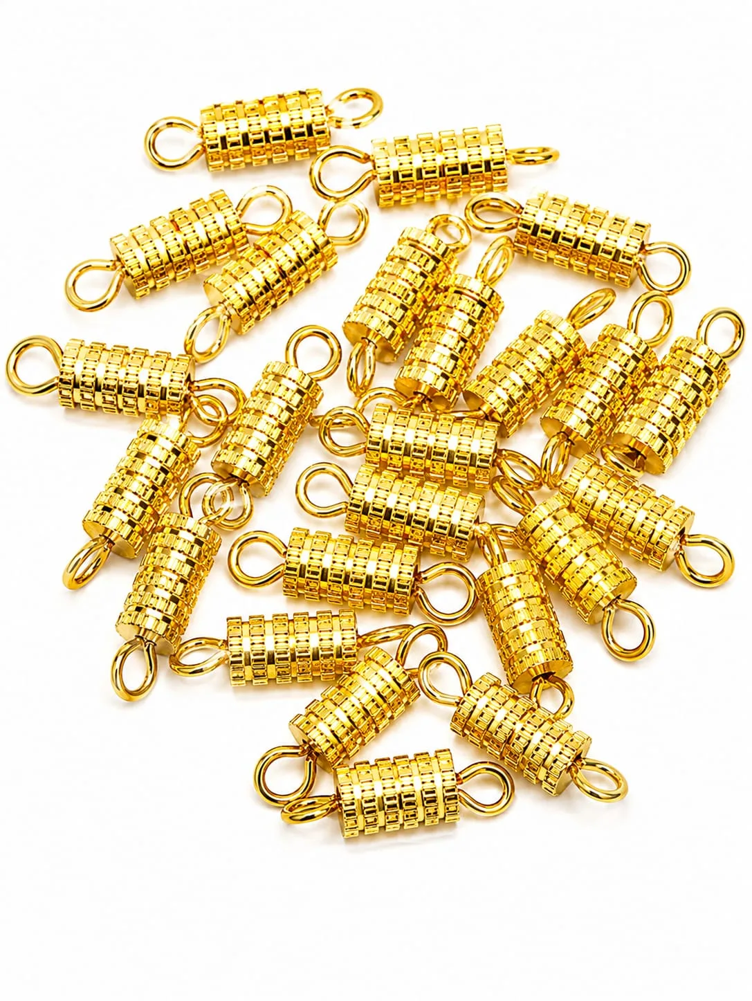 Broche Tambor Fantasía - Dorado
