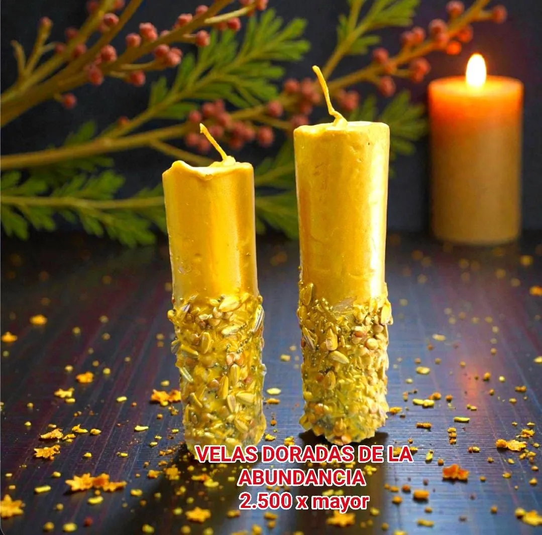 Velas Doradas de la Abundancia