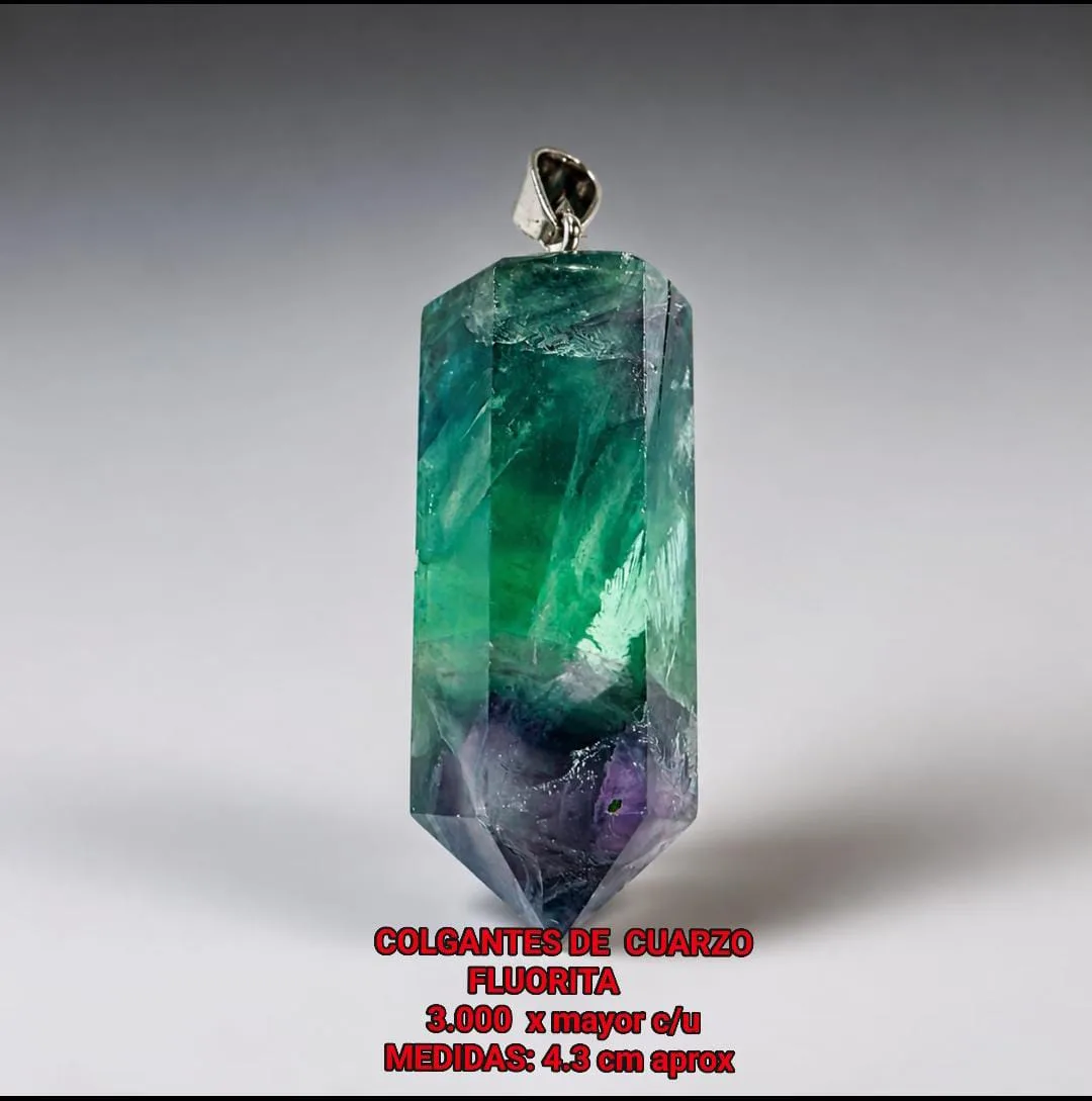 Colgante de fluorita