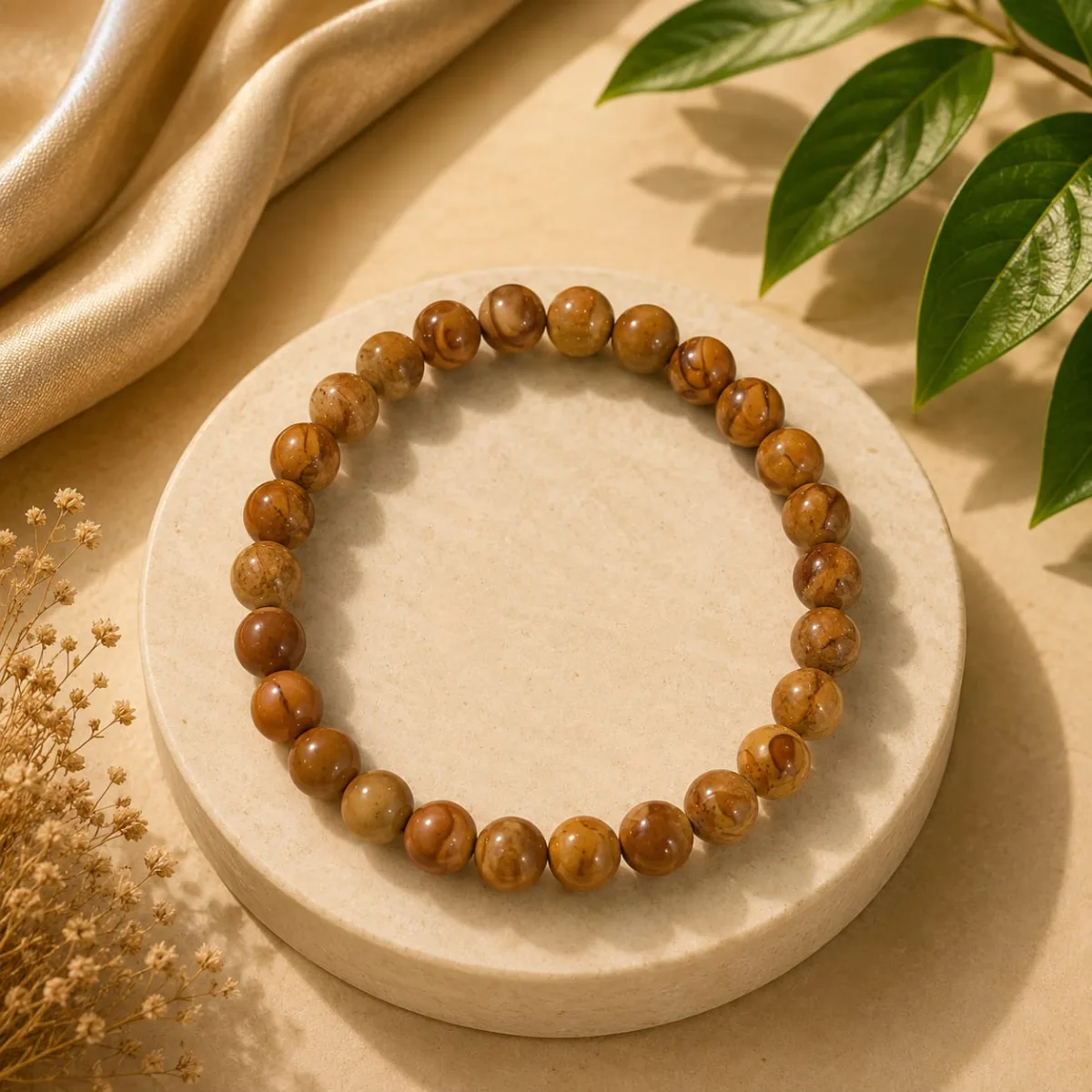 Pulsera de Madera Petrificada
