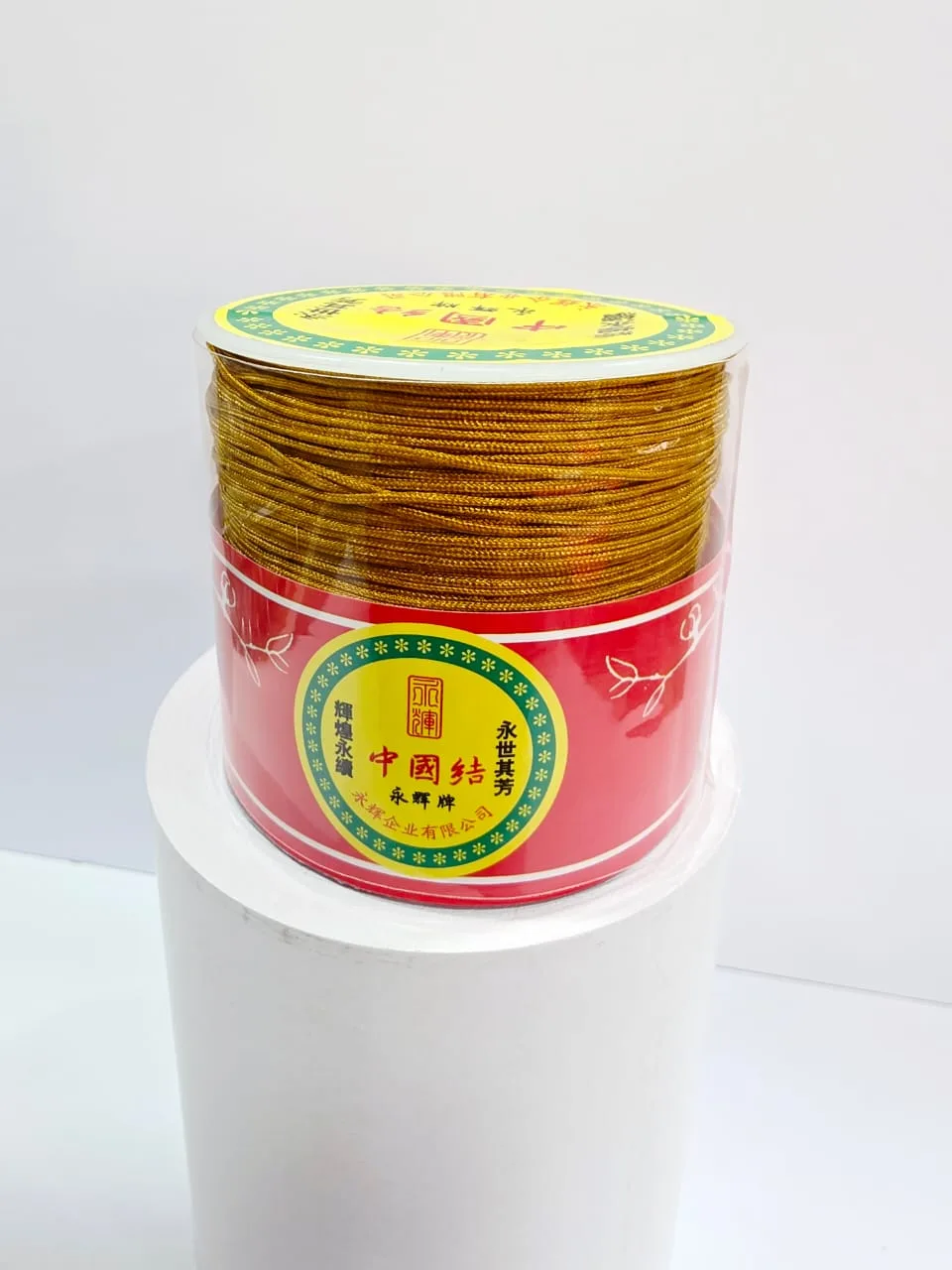 Hilo Chino 0.8 mm - Dorado oscuro
